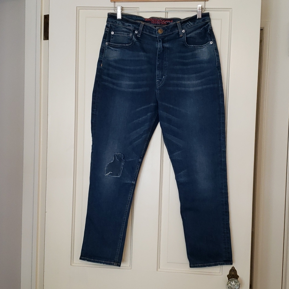 Aeo high-waisted jeans